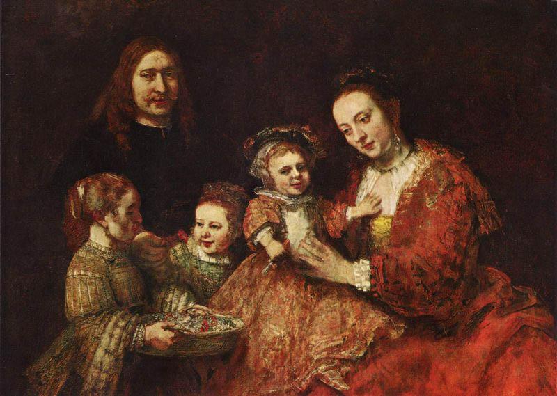 Rembrandt Peale Familienportrat Sweden oil painting art